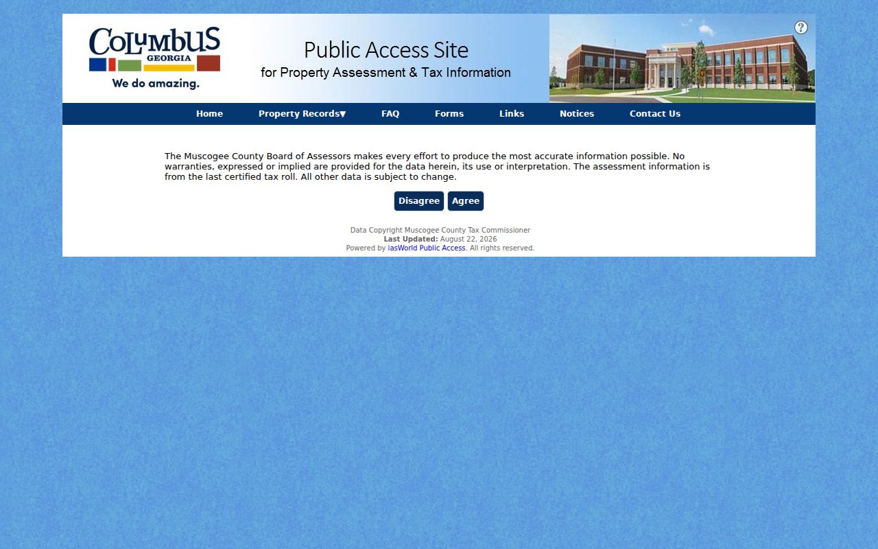 Muscogee County residents directory property address search