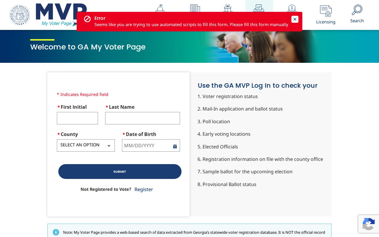 Muscogee County residents directory Georgia voter lookup