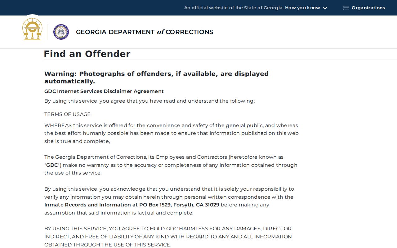 Muscogee County resident lookup with Georgia offender records